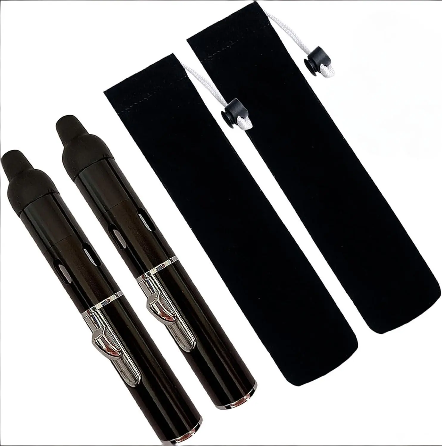 (No gas)Home Supplies 2-Piece Compact Lightweight Windproof Pocket Torch Lighter & Accessories - Travelers' Essential for Camping, Ideal Holiday & Birthday Gift