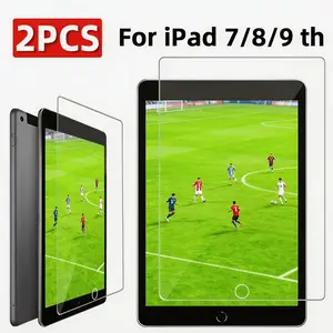 2-Pack Tempered Glass Screen Protector for iPad 7/8/9, 10.2 Inch (2019-2021), Protective, Ultra Durable, Smooth Surface, Anti-Fingerprint, Apple Pencil Compatible