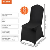 50 PCS - Long Flat - Black