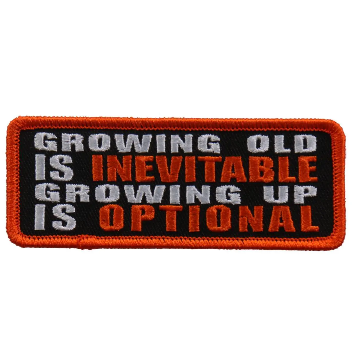 GROWING OLD IS INEVITABL