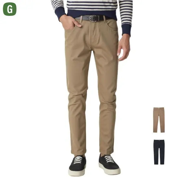 Men’s Slim Stretch Chinos – Comfy, Breathable & Wrinkle-Free Everyday Pants