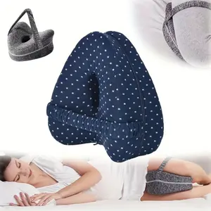 Memory Foam Leg and Knee Support Pillow, Orthopedic Pillow for Sciatica for Side Sleepers, Back and Hip Pain Relief Pillow, Suitable for Bed and Sofa