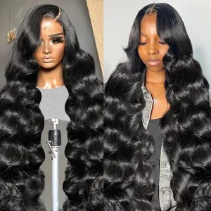 [28" Only for 88$]13x4 13x6 Transparent Frontal Lace Front Wigs Body Wave HD Lace Front Wigs Human Hair Pre Plucked 180 Density with Baby hair