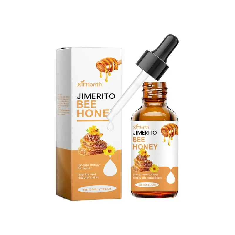 Jimerito Honey For Eyes, Refreshing, Moisturizing And Soothing Eye Drops For Dry And Astringent Eyes