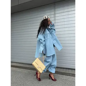 Street Style Denim Two-Piece