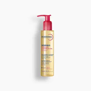 Bioderma Sensibio Micellar Cleansing Oil,  Gentle Face Cleanser That Deeply Cleanses, Soothes & Nourishes Skin with Oil Texture, Fragrance-Free, Gentle on Skin 5,07 FL.OZ