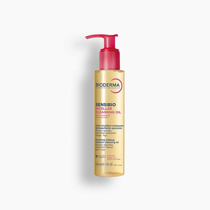 Bioderma Sensibio Micellar Cleansing Oil,  Gentle Face Cleanser That Deeply Cleanses, Soothes & Nourishes Skin with Oil Texture, Fragrance-Free, Gentle on Skin 5,07 FL.OZ