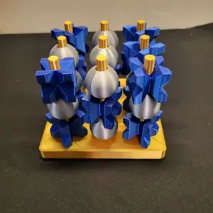 3d printed tic tac toe game