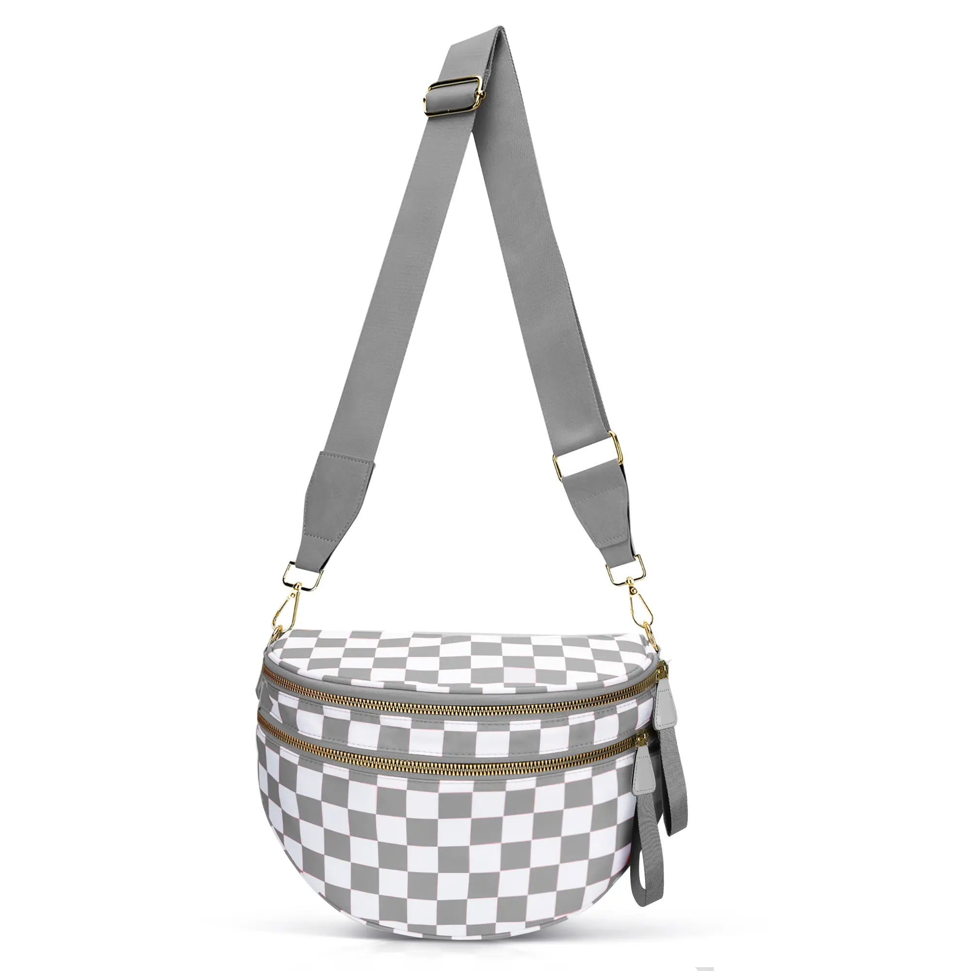 Gray checkered pattern