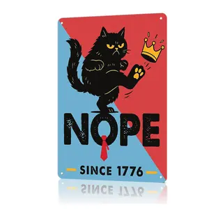 No Kings Protest Metal Signs To Carry Freedom And Democracy Posters For Yard Sign Outdoor Lawn Garden Decor 8x12inch