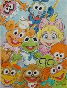 Muppets Babies Art Print and Poster - Created by Guy Gilchrist