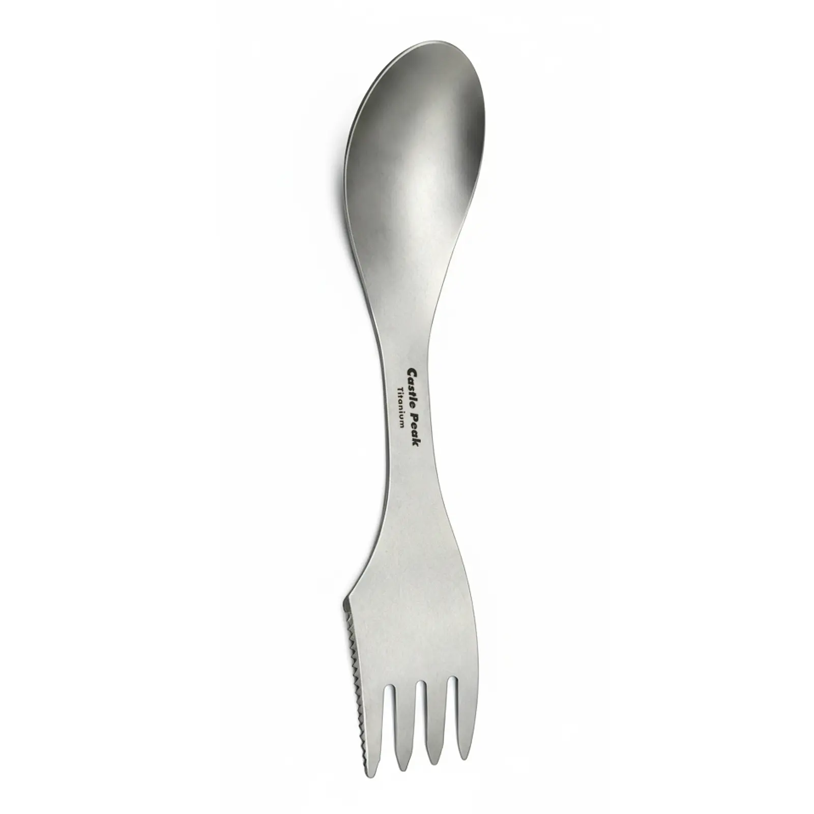 Castle Peak Eco Titanium 3-in-1 Spork | Lightweight Reusable Castle Peak Eco Titanium 3-in-1 Spork | Lightweight Reusable