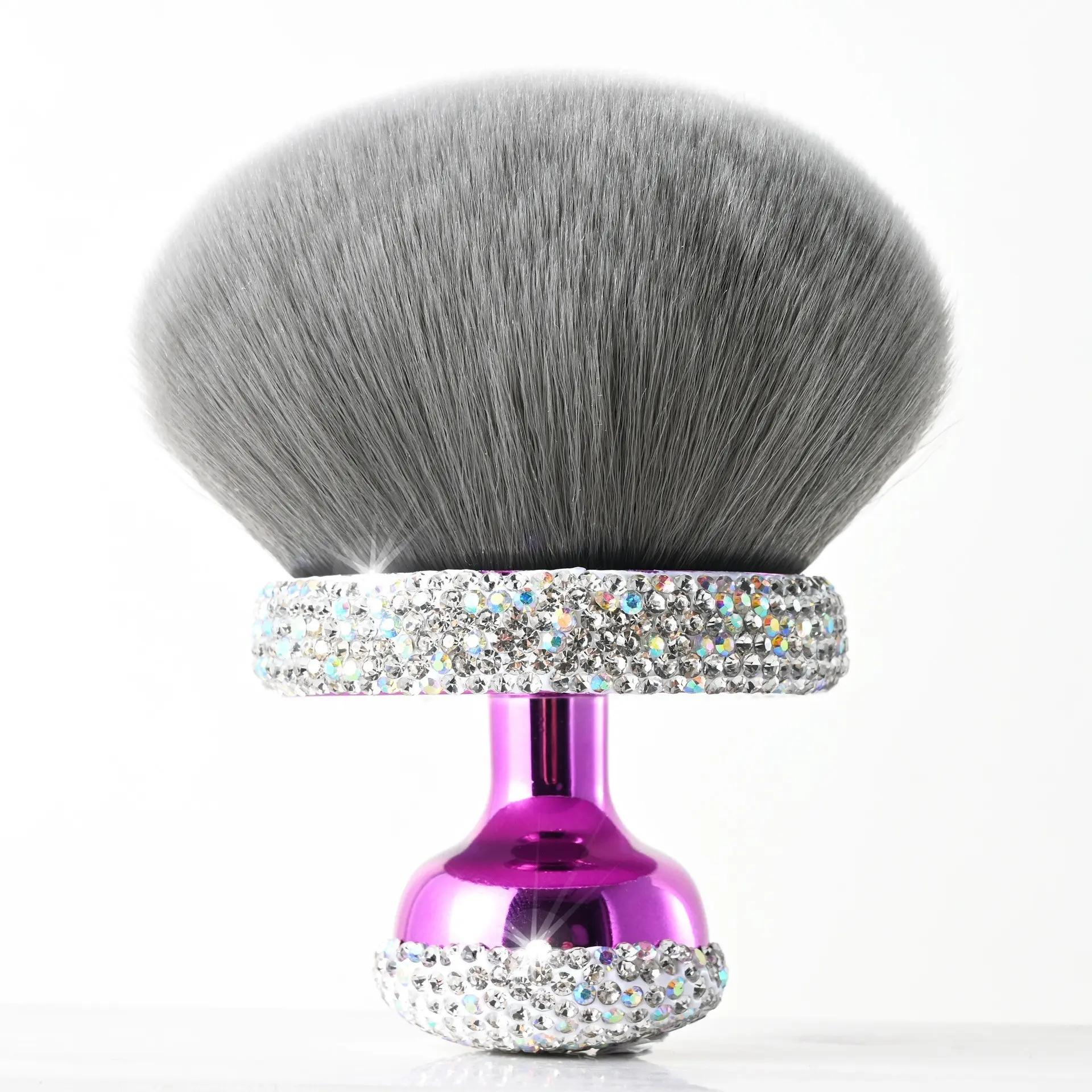 Large Multi-Use Face Powder Brush with Rhinestone Handle, High-End Nail Dust Brush, Body Brush, Blush Brush, Makeup and Manicure Tool