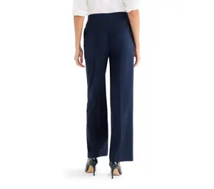 NIC+ZOE 31" Lenox Wide Leg Accent Stitch Pant
