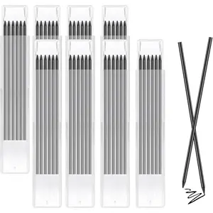 48 Pencil Refills, 2.8mm  Carpenters Pencil-Refill Replacement, Deep Hole Marker Lead-Rrefills, Long Reach/Deep Hole/Long Nose for Architect Carpenter Woodwork Construction Building