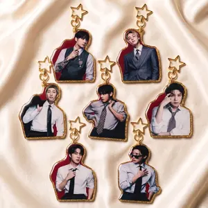 Kpop Members Acrylic Keychain, Kpop Idol Bag Charm, ARMY Gift