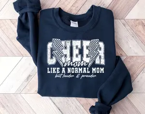 Cheer Mom Sweatshirt, Cheerleader Shirt, Gamdeday Mom Shirt, Team Spirit Shirt, Cheer Mom Shirt, Cheer Life, Mom Life, Cheerleader Mom