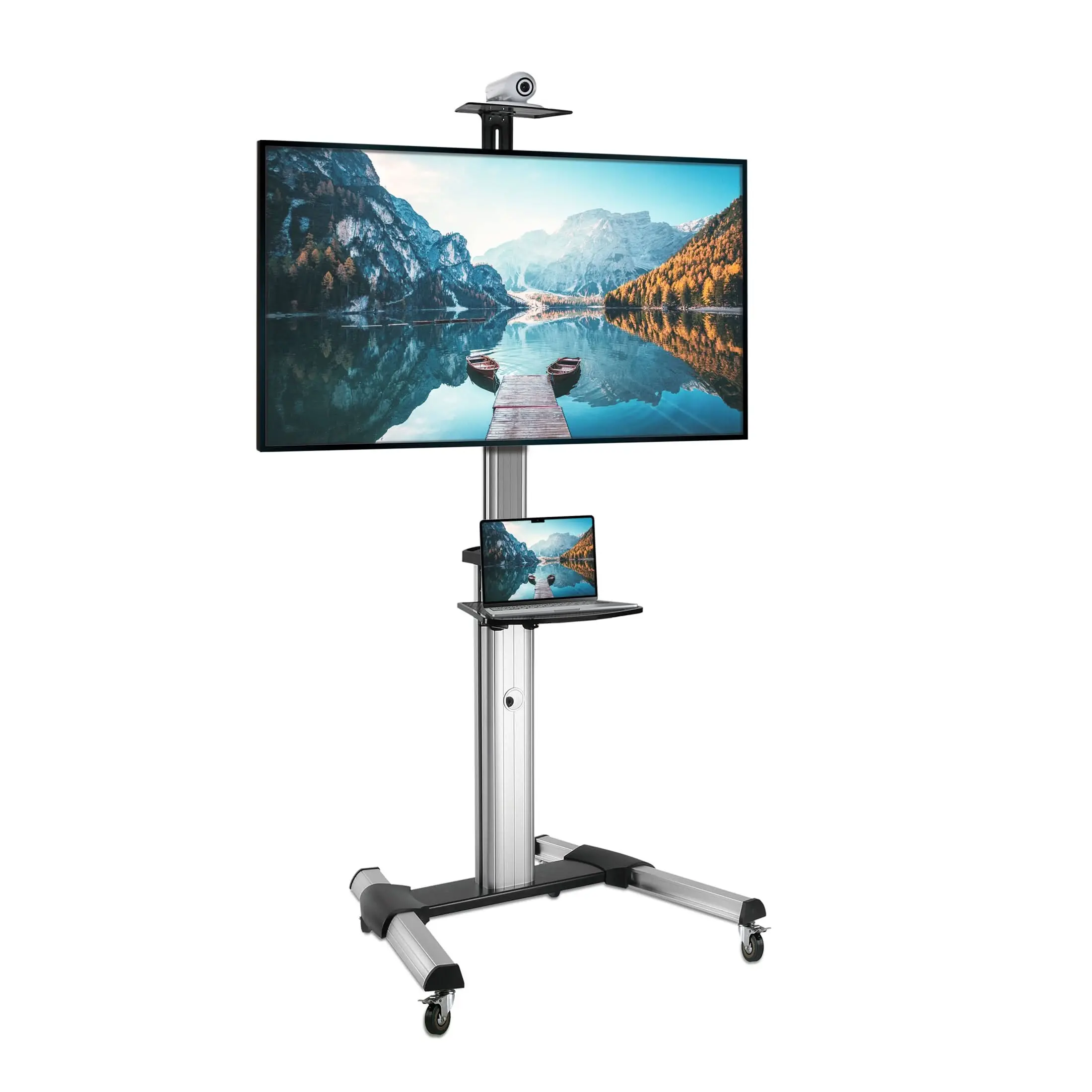 Heavy Duty Mobile TV Cart