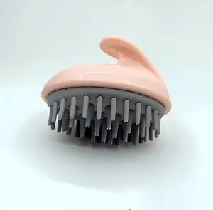 NEW-Dual-Color Silicone Scalp Massager Brush Hair Washing Tool for Gentle Scalp Cleansing & Relaxation