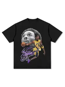 Retro Kobe basketball icon graphic T-shirt suitable for both men and women, lightweight and breathable Y2K style Casual basketball training, top of the line Streetwear street sports, Round Neck