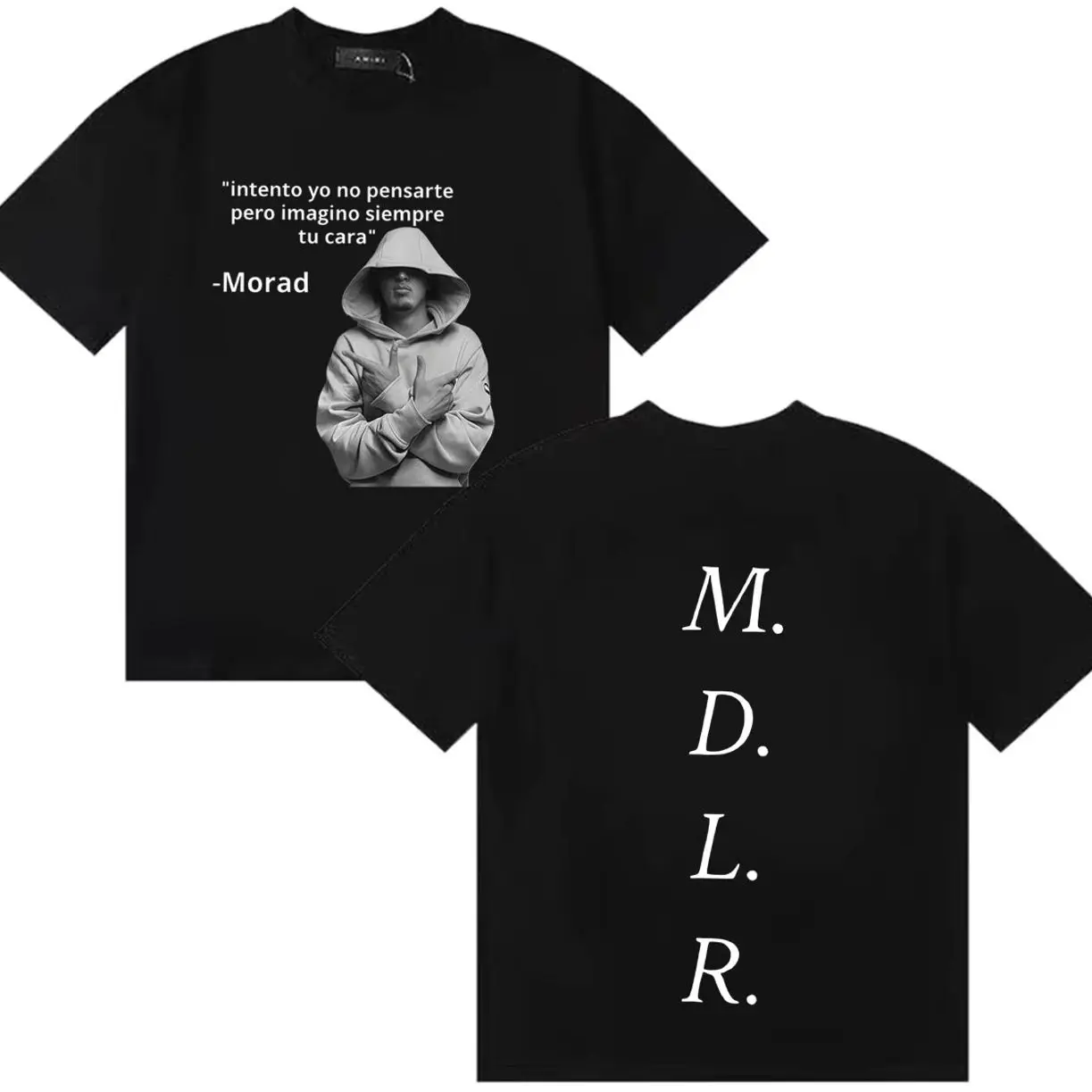 Rapper Morad 2026 Harajuku Graphic Print T Shirt Men Women Fashion Hip Hop Tshirt Loose Cotton Casual 90s Short Sleeve T-shirts Y