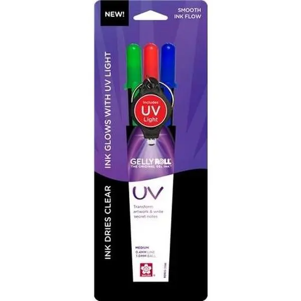 Gelly Roll UV 3/Pack Pen