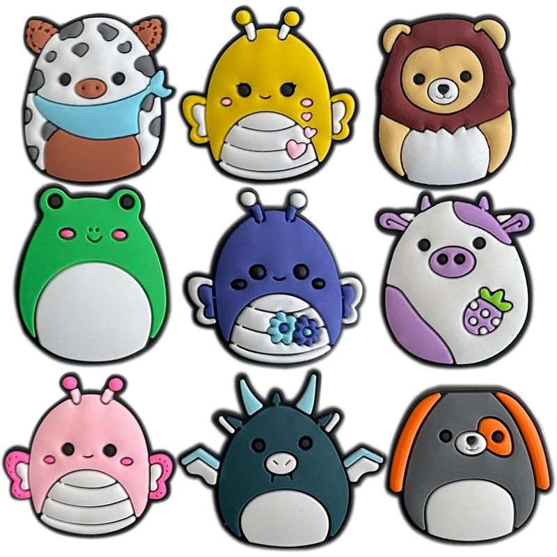 Shoe Charms for Kids Adults: 33 Pack Cute Animal Cartoon Shoe Decoration Charms, Shoe Charm, Charms for Shoes Bracelet Wristband Clog Sandals Birthday Party Favors Gifts Boys Girls Teens