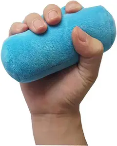 Soft Grip Exerciser Strengthener, Finger Exerciser Ball and Hand Exercisers for Strength,Therapy Ball for Hand Cramps and Recovery (Blue)