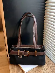 Women's Fashion Suede Shoulder Bag, Large Capacity Casual Versatile Square Clutch, Elegant Commuter Bag, Suitable for Daily Use