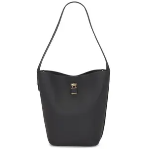 Tory Burch Lock Slim Bucket Bag in Black