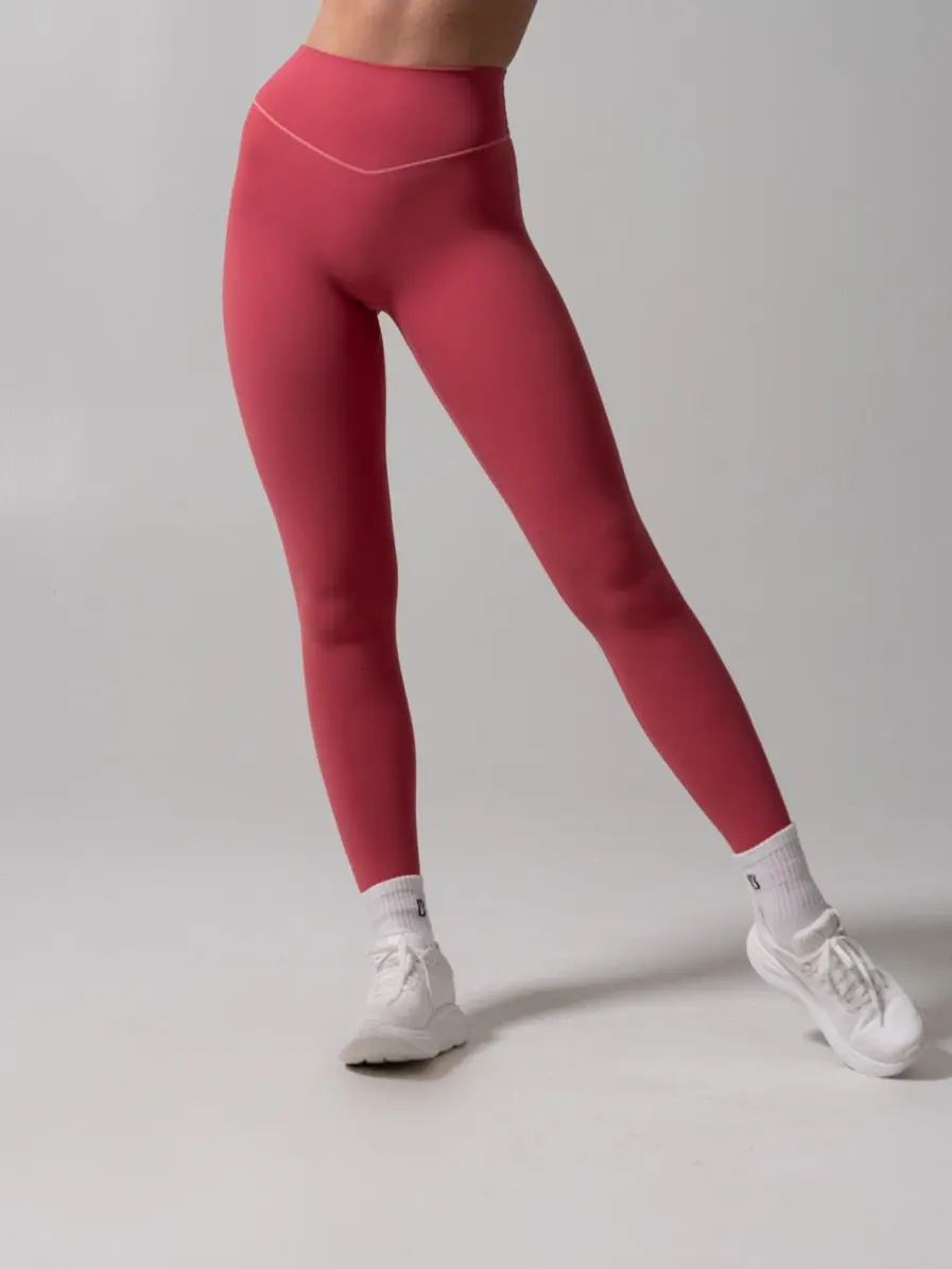 Micro Legacy Legging - Burnt Sugar and Rose Blush