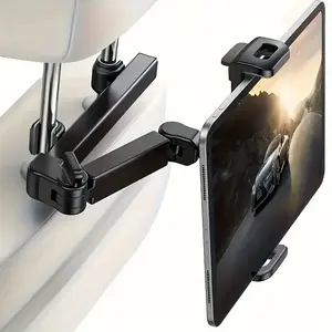 Car Back Seat Headrest Tablet Holder, Compatible with Tablets, Fits Devices 4.7-32.77 Cm, Secure and Adjustable, Ideal for Road Trips
