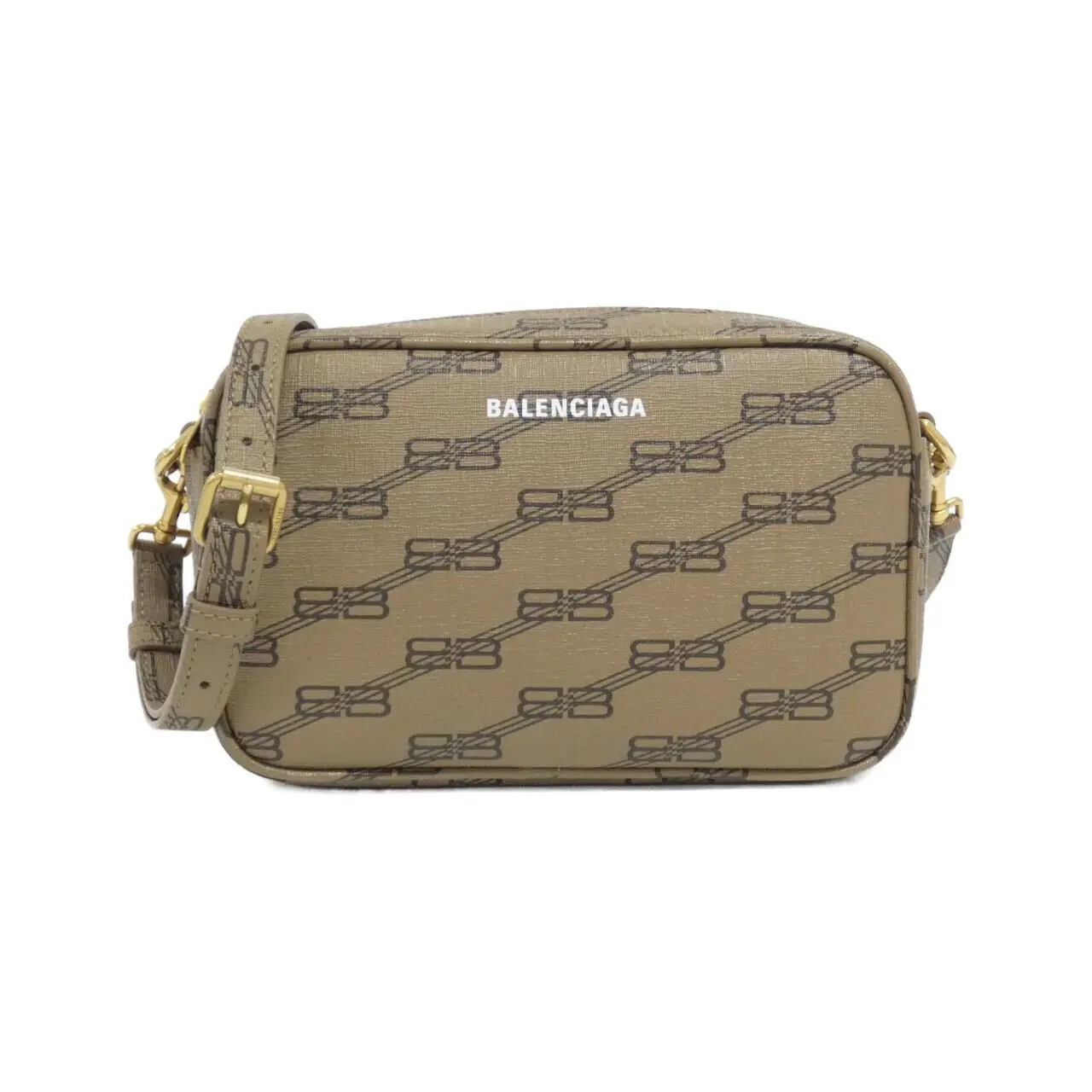 Pre-owned Balenciaga Canvas Shoulder Bags Signature BB Monogram shoulder bag