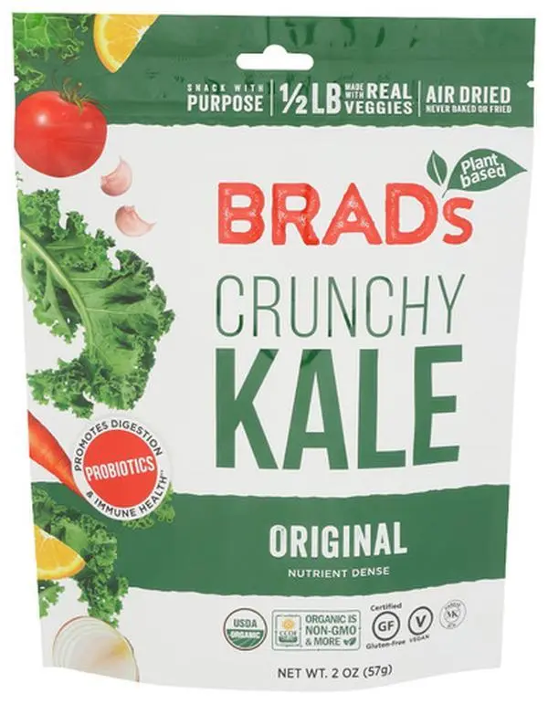 BRADS PLANT BASED KALE CRUNCHY W PRO ORG - 2OZ