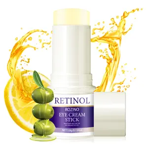ROZINO Retinol Eye Cream Stick for Dark Circles Puffiness & Wrinkles - Travel-Sized Moisturizer for Refreshed Look 3.8g