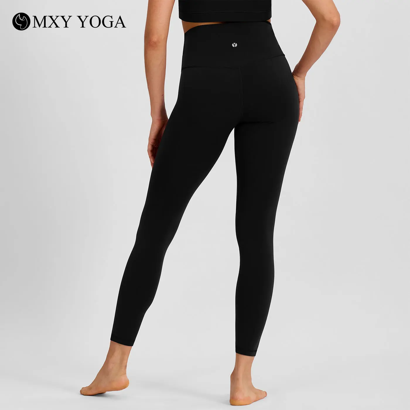 MXY YOGA Buttery Soft High Waisted Leggings - Tummy Control Stretch Yoga Pants Non See Through Workout Tights gymoutfit athleisure sport midsize pilates outfits Waist Tummy Control Leggings Women's breathable activewear bottom high-waist gym athletic