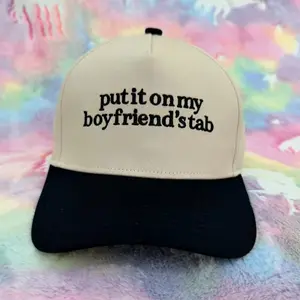 Tab Embroidered Trucker Hat for Women & Men - Vintage Two-Tone Snapback Baseball Cap - Trendy, Western Style Hat