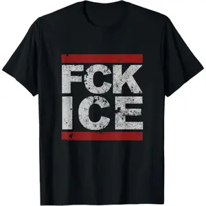 Distressed Ice Themed Unisex Cotton TShirt Unique Gift Tee
