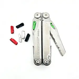 Green Premium Thumb Stud Upgrade Kit For Leatherman WAVE – Custom Fast-Deployment Mod