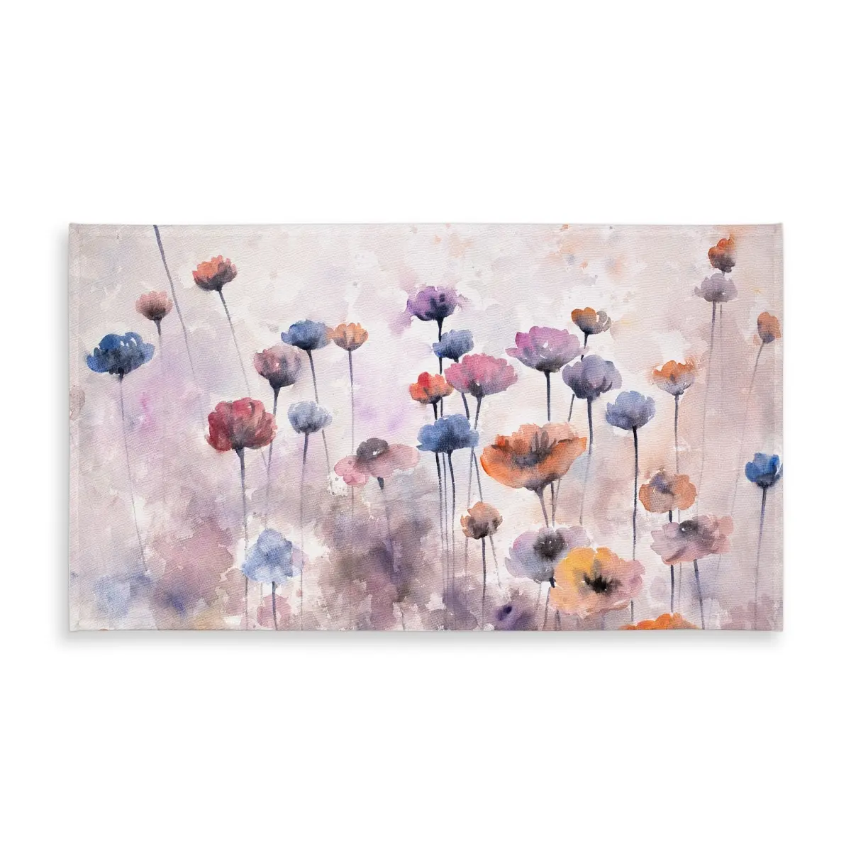 360 stand Small Wildflowers Tablecloth - 58x102 in, Floral Look, Stainproof, Indoor/Outdoor Furniture Decor for Patio & Garden Tables, Indoor-Outdoor Tablecloths, 58 X 102 In, Tablecloth Rectangular