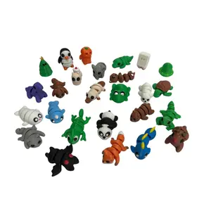 3D Printed Animal Joint Doll Set, 26pcs/set Mini Pocket Partner Toy, Unique Funny Gift for Kids and Adults, Home Office Decoration