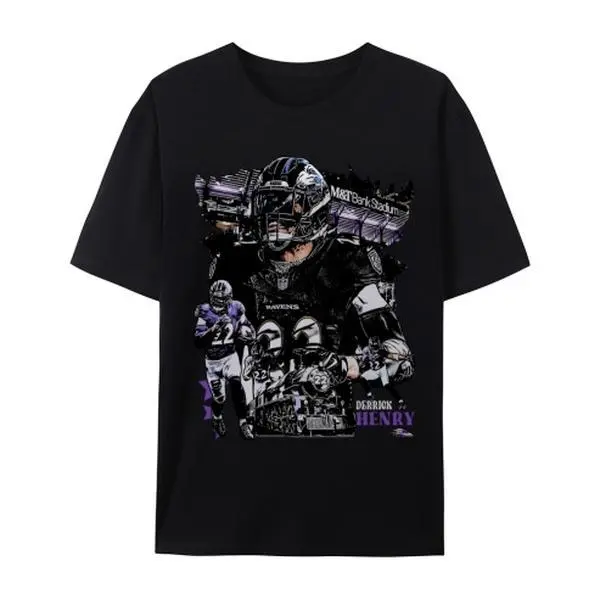 DERRICK HENRY RAVENS vintage tee Unisex cotton T-Shirt