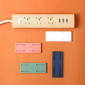 10-Piece Peel-and-Stick Power Strip Holder, No-Drill Socket Organizer Rail for Indoor Use, Kitchen & Office (Indoor Recreation Equipment)