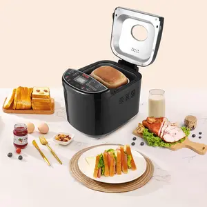 VEVOR 2LB 19-in-1 Bread Maker Automatic Compact Dough Machine Nonstick 3 Crust Colors VEVOR 2LB 19-in-1 Bread Maker Automatic Compact Dough Machine Nonstick 3 Crust Colors