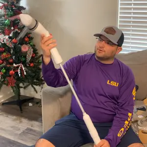 Product Review of Trucozie Electric Spin Scrubber, Cordless Cleaning Brush with 440RPM/90Mins Runtime, 3 Adjustable Angles&Sizes, 6 Replaceable Brush Heads, 2 Speeds for Bathroom Glass, Car Cleaning, Bathtub, and Shower from k**e