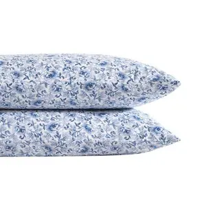 Laura Ashley Lorelei Blue Standard Sham Pillowcase