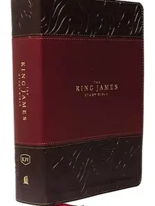 KJV, The King James Study Bible, Leathersoft, Burgundy, Red Letter, Full-Color Edition: Holy Bible, King James Version