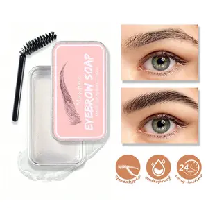 Long-Lasting Brow Gel, Natural Wild Look, Waterproof Formula, Easy Application, Transparent Lightweight Texture, Durable Natural Color