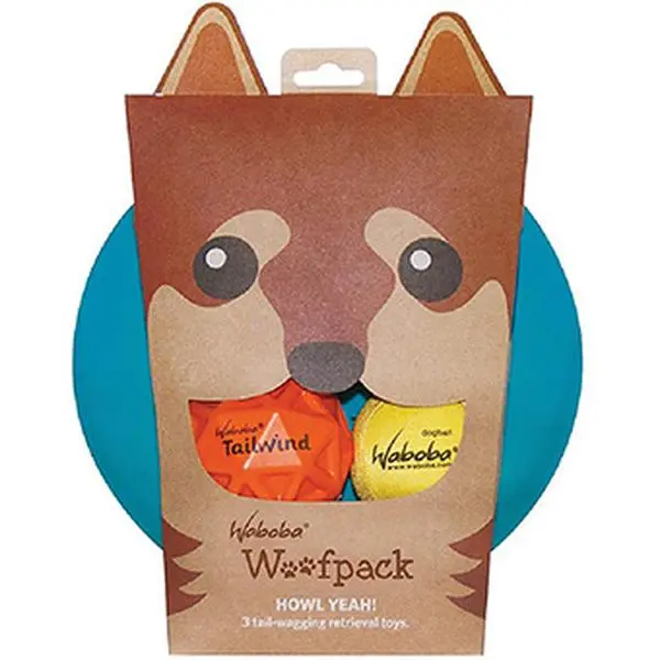 Waboba 326208 Woof Pack - Fun Retrieval Toys