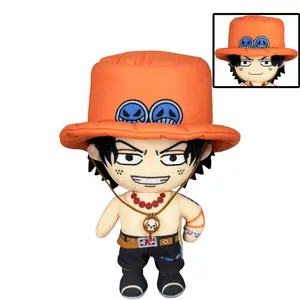 One Piece - Portgas D. Ace (Face Changing) Plush 8" H